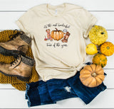 It's The Most Wonderful Time of The Year Fall Crew Neck Tee