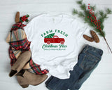 FARM FRESH CHRISTMAS TREES SOFTSTYLE TEE