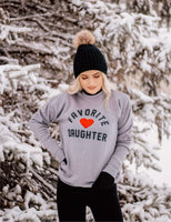 FAVORITE DAUGHTER BELLA CANVAS SOFTSTYLE PREMIUM CREWNECK