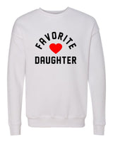 FAVORITE DAUGHTER BELLA CANVAS SOFTSTYLE PREMIUM CREWNECK