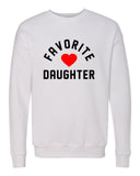 FAVORITE DAUGHTER BELLA CANVAS SOFTSTYLE PREMIUM CREWNECK