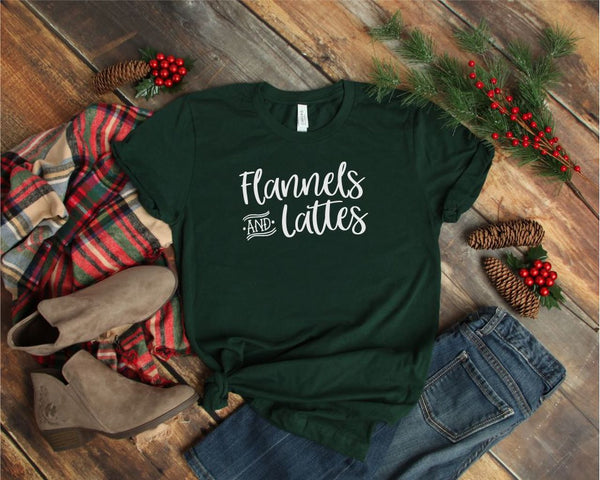 FLANNELS AND LATTES SOFTSTYLE TEE