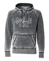 FOOTBALL VIBES SOFTSTYLE VINTAGE HOODIE