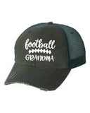 Football Grandma Embroidered Trucker Hat