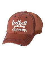 Football Grandma Embroidered Trucker Hat