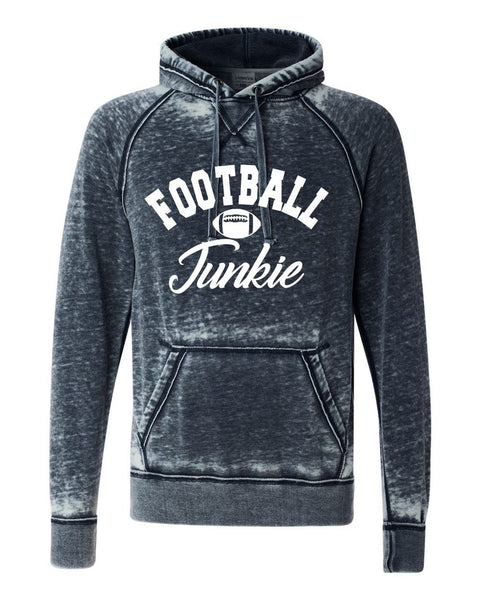 FOOTBALL JUNKIE SOFTSTYLE VINTAGE HOODIE