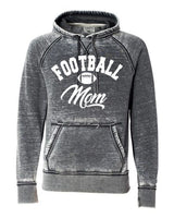 FOOTBALL MOM SOFTSTYLE VINTAGE HOODIE