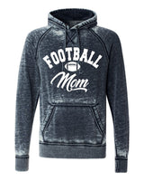 FOOTBALL MOM SOFTSTYLE VINTAGE HOODIE