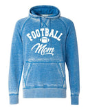 FOOTBALL MOM SOFTSTYLE VINTAGE HOODIE