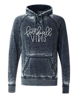 FOOTBALL VIBES SOFTSTYLE VINTAGE HOODIE