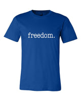 FREEDOM. CREW NECK TEE