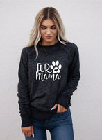 FUR MAMA SOFTSTYLE VINTAGE CREW NECK