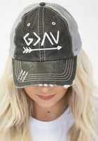 God is Greater Than the Highs & Lows Embroidered Trucker Hat