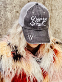 Gypsy Soul Embroidered Trucker Hat