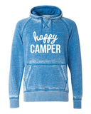 HAPPY CAMPER SOFTSTYLE VINTAGE HOODIE