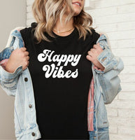 Happy Vibes Graphic Tee