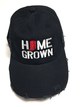 Home Grown - Indiana Embroidered Distressed Baseball Hat with Red Stitching