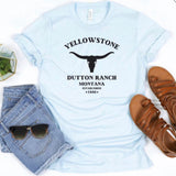 Yellowstone Dutton Ranch Longhorn Tee