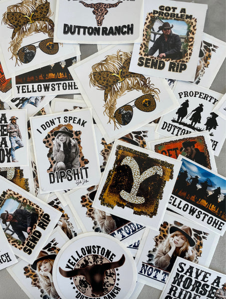 Yellowstone 10 Sticker Set - Decal