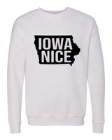 IOWA NICE BELLA CANVAS SOFTSTYLE PREMIUM CREWNECK