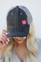 Iowa in Pink Embroidered Trucker Hat