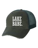 Lake Babe Embroidered Trucker Hat