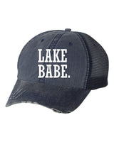 Lake Babe Embroidered Trucker Hat