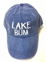 Lake Bum Embroidered Baseball Hat