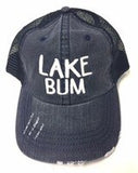 Lake Bum Embroidered Baseball Hat