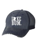 Lake Bum-Minnesota Embroidered Trucker Hat