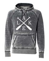 Lake with Oars Softstyle Vintage Hoodie