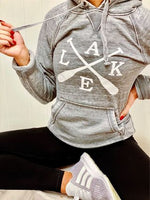 Lake with Oars Softstyle Vintage Hoodie