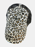 Leopard Mesh Back Trucker Hat