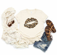 Leopard Lips Graphic Tee