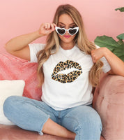 Leopard Lips Graphic Tee