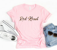 Leopard Red Head Crewneck Tee