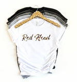 Leopard Red Head Crewneck Tee