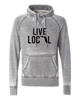 LIVE LOCAL ~ FLORIDA SOFTSTYLE VINTAGE HOODIE