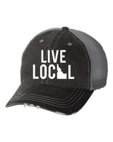 Live Local~Idaho Embroidered Trucker Cap