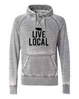 LIVE LOCAL ~ NEBRASKA SOFTSTYLE VINTAGE HOODIE