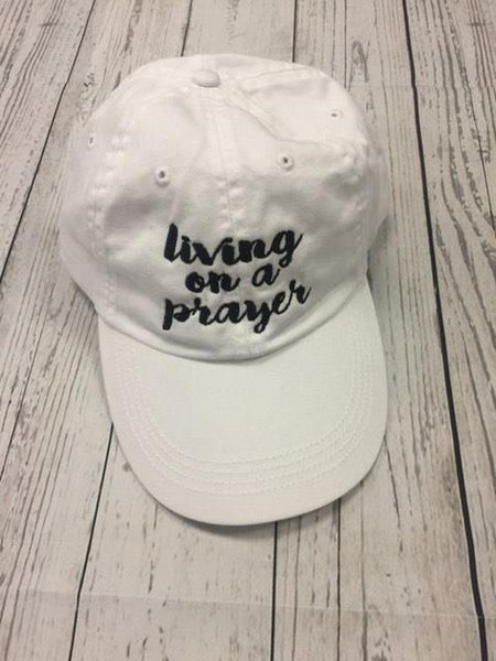 LIVING ON A PRAYER CONCERT BASEBALL HAT