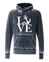 LOVE with Anchor Vintage Summer Hoodie