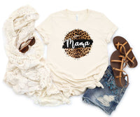 MAMA LEOPARD SOFTSTYLE TEE