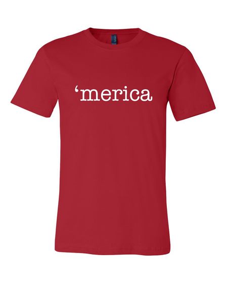 'MERICA. CREW NECK TEE