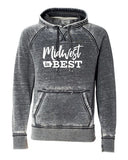 IOWA MIDWEST IS BEST SOFTSTYLE VINTAGE HOODIE