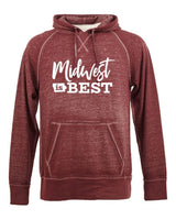 IOWA MIDWEST IS BEST SOFTSTYLE VINTAGE HOODIE