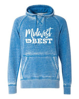 IOWA MIDWEST IS BEST SOFTSTYLE VINTAGE HOODIE