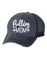 Bulldog Mom Embroidered Hat