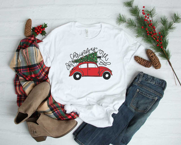 OH CHRISTMAS TREE SOFTSTYLE TEE