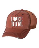 Lake Bum-Ohio Embroidered Trucker Hat